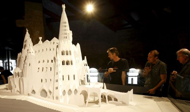 Maqueta Cripta de la Colonia Güell