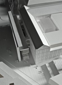 Maqueta del proyecto de Nieto y Sobejano.