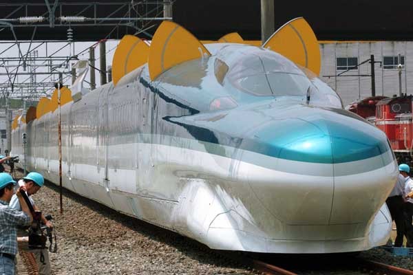 Último modelo del Shinkansen o tren bala japonés