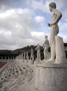 Estadio de los Mármoles, dentro del Foro Itálico (Roma)