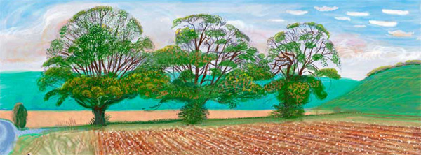 Arboles en Otoño cerca de Thixendale (2008)