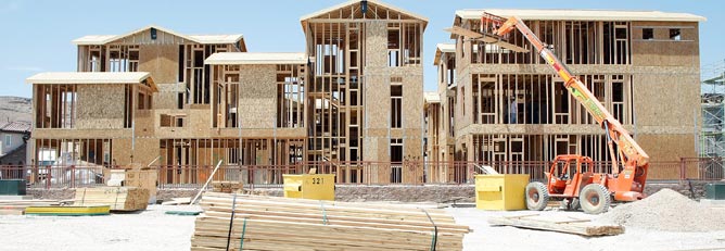 Vivienda en construcción en Las Vegas, EE.UU. | Afp