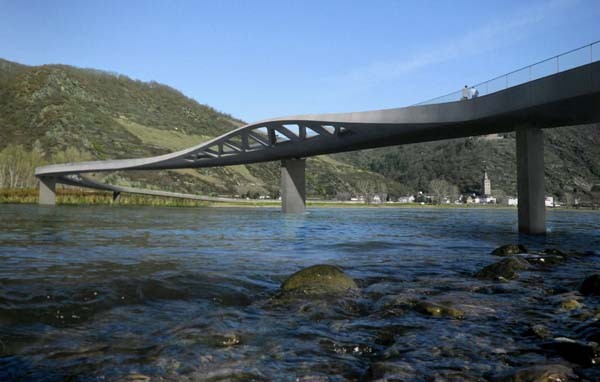 Proyecto ganador del concurso Puente sobre el río Rin, en Koblenz Alemania 