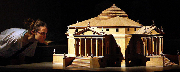 Maqueta de la Villa Rotonda, incluida en la exposición Palladio, el arquitecto (1508-1580)