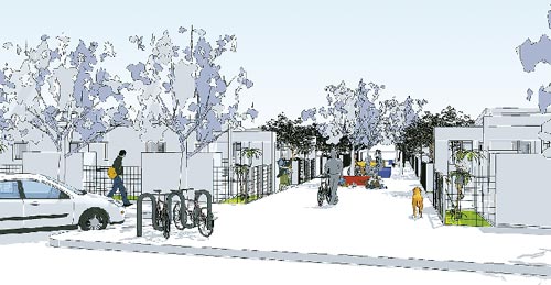 Propuesta participante en el Concurso de Anteproyectos para planes de Vivienda Social