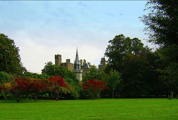 Unas agradables vistas del Castillo desde Bule Park