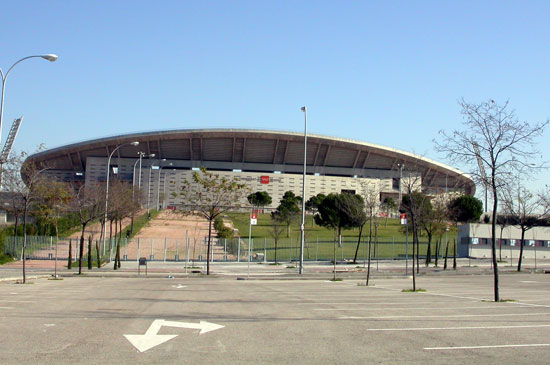 Una imagen del Estadio de La Peineta, de Madrid. 