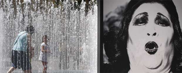 Fuente interactiva del danés Jeppe Hein