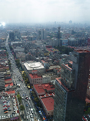 La capital mexicana, una de las ciudades más extensas del mundo