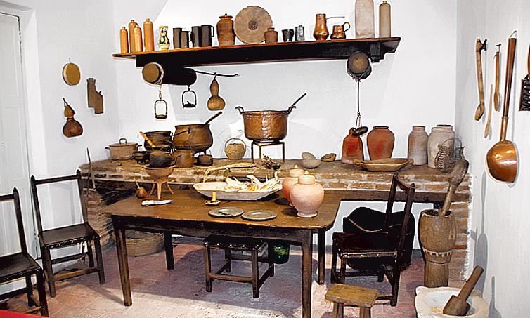 Cocina.  Se intervino el edificio, además de reveer la colección.  Cortesía Museo Pueyrredón