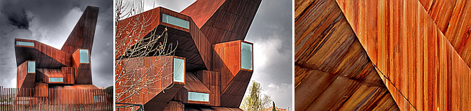 Iglesia de Santa Mónica Arquitectura y Acero Cortén - Iglesia de Santa Mónica en Rivas