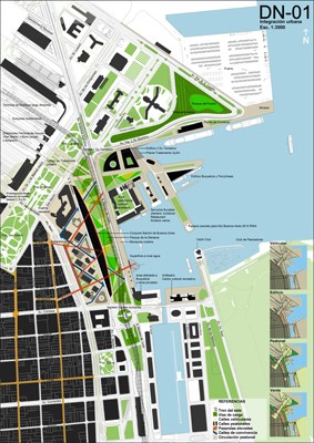 Primer Premio: arquitecta Sara Claudia Ciocca (autora) y el equipo de proyecto de los arquitectos Gabriela Cragnolino y Juan Pablo Margenat