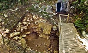 Vista de la nueva excavación en Altamira / EFE