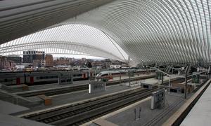 La nueva estación de tren Guillemins de Lieja / AFP