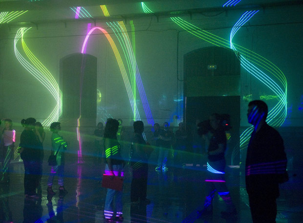 Instalación del holandés Edwin van der Heide, titulada 'LSP Tabakalera'