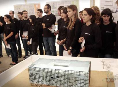 Maqueta casa autosuficiente diseñada por la Politécnica de Valencia, Solar Decathlon Europe.