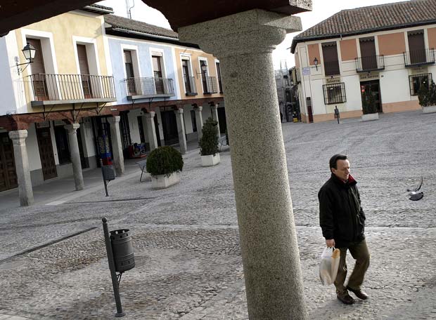 Plaza de Segovia, en el municipio de Navalcarnero, donde se han autorizado más recalificaciones de terreno de las previstas.- ANDRÉS CAMPOS