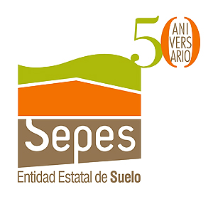 Logotipo conmemorativo de los 50 años de la Entidad Pública Empresarial de Suelo | Elmundo.es 