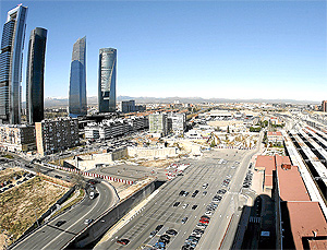 Vista panorámica de la estación Chamartín, al final del Paseo de La Castellana | Alberto Di Lolli