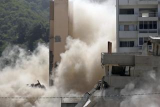 Los edificios se mantenían inhabitables desde la tragedía de Vargas en 1999 (Nicola Rocco)