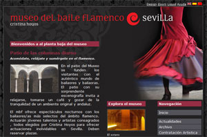 El Edificio en la Web del Museo del Baile Flamenco, Sevilla