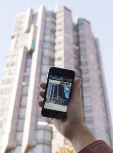 Ejemplo de realidad aumentada en el móvil. GIANLUCA BATTISTA