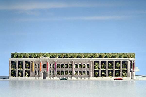 El Mamba tendrá balcones con árboles en la fachada de la avenida San juan, y enredaderas en la opuesta, hacia la autopista 25 de mayo Foto: Emilio Ambasz