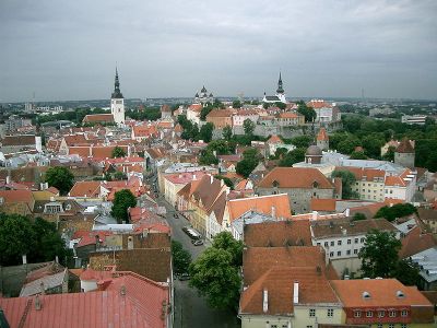 Vista del centro histórico de Tallin, capital de Estonia. Foto: Wikipedia.