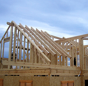 Casas con estructura de madera. Foto: cce North-Wall S.L. 