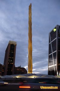 Monumento de Caja Madrid en Plaza de Castilla / Santiago Calatrava - Foto: Urbanity.es
