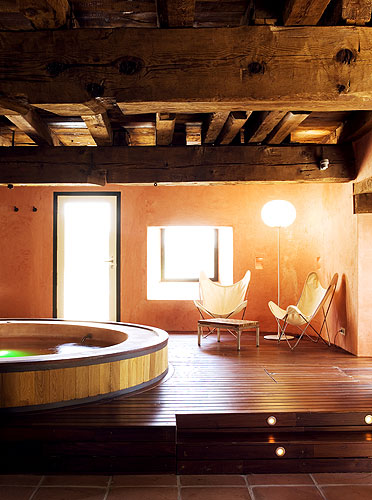 Vista del Wine Spa en la Hacienda Zorita - Foto: www.haciendas-espana.com