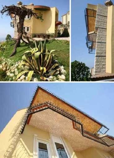 La casa boca abajo de Antalya, Turquía