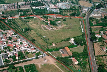 Vista del emplazamiento y del barrio sant Joan. | Elmundo.es.