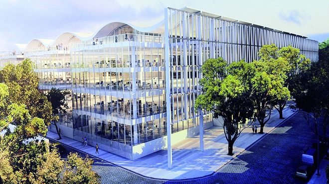 Foster7BancoCiudad El edificio ecologico sera de cuatro plantas y cerca de 20.000 metros cuadrados. Foto: skyscraperpage.com