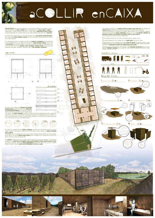 Panel del Proyecto ganador del premio CasaDecor, realizado por el equipo “TresTrastos”