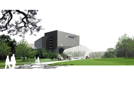 Imagen virtual de la maqueta del edificio. | Caixa Fórum / ElMundo.es Cultura