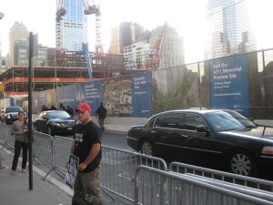 Obras en la Zona Cero, este 11 de septiembre de 2010. (Imagen: BEATRIZ CASTRILLO) 20minutos.es