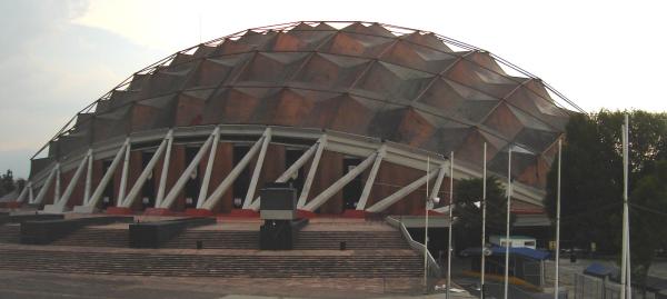 Palacio de los Deportes, Ciudad deportiva de la Magdalena Mixchuca, México. Wikipedia
