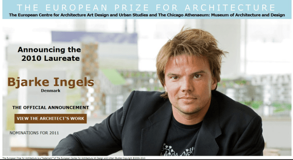 Bjarke Ingels - Denmark, The European Prize for Architecture