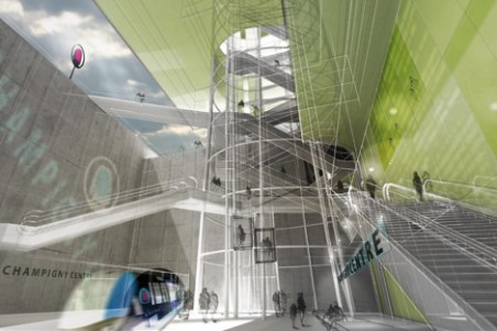 Diseño de la estación del nuevo metro parisino. | ELMUNDO.es