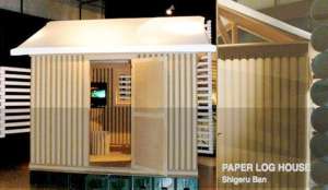 La "Paper Log House", del arquitecto japonés Shigeru Ban (Foto:  Efimeras.com / 20minutos.es)