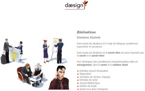 Imagen de la Web de Daesign, empresa francesa que desarrolla "juegos serios" para empresas - www.daesign.com