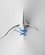 D. Bersier / G. Fiore  Ilustración artística del efecto de los polímeros. ABC.es