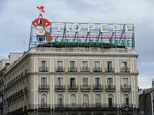 El famoso anuncio de Tío Pepe. Wikipedia