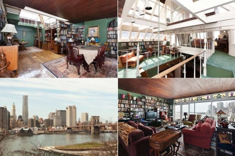 Cuatro imágenes promocionales del piso de Norman Mailer. | Corcoran - ElMundo.es