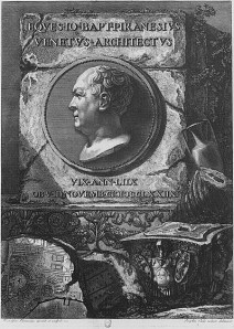 Piranesi-Portrait Autorretrato grabado de Giovanni Battista Piranesi. Wikipedia