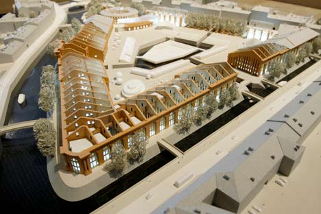 Muestra de los proyectos de reconstrucción de Nueva Holanda en la propia isla de San Petersburgo. Fotos de Itar-Tass - RusiaHoy.com