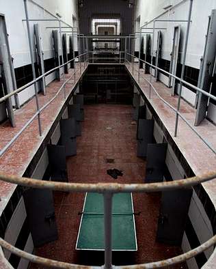 Una de las galerías de la antigua prisión provincial. LaVozdeGalicia.es