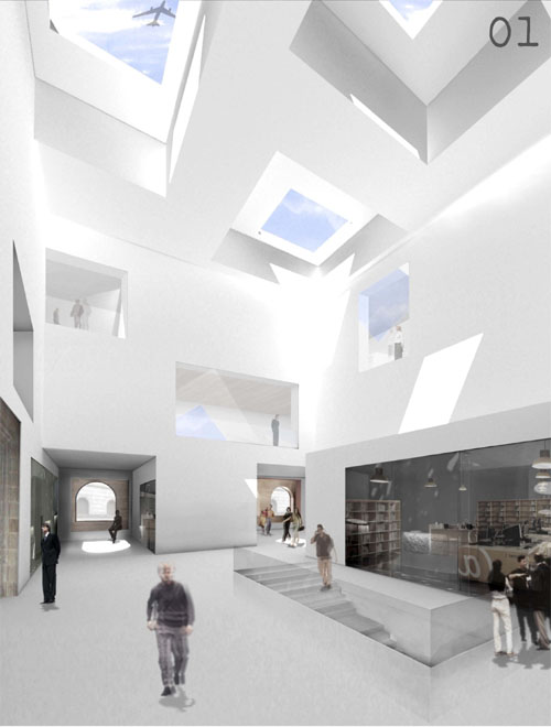 Los ganadores del concurso, premiado con 30000 euros y el encargo del proyecto EN FUNDA de Diego José Daza Pisonero y Gonzalo Martínez Márquez.  ARQtipo.com