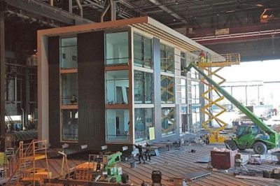 EN FINLANDIA - Una compañía finlandesa construye el primer edificio móvil del mundo. Republica.com / EFE